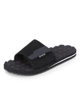 Volcom Recliner Slide Sandals - Black White